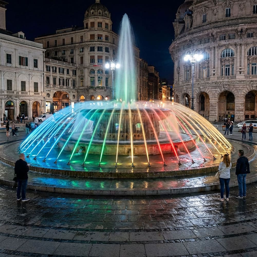 Decorative fountain LED lighting
