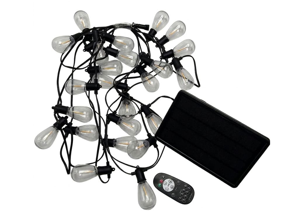 Outdoor decorative LED string lights for gardens and events